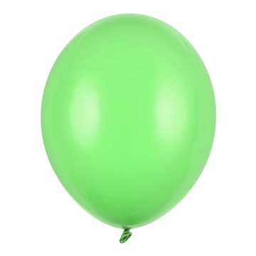 Balloner lys grøn pastel 30cm, 10 stk. festartikler