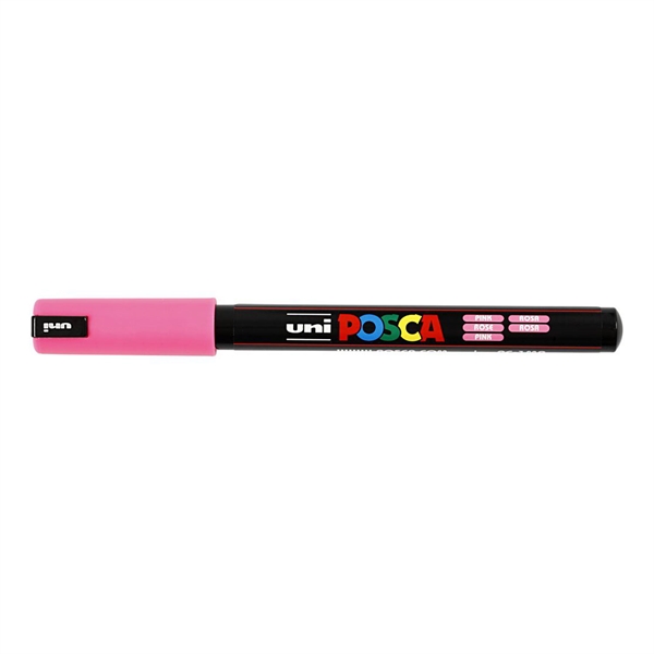 Uni Posca tusch lys pink 0,7mm streg hobby