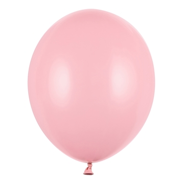 Balloner lyserød pastel 30cm, 50 stk. festartikler