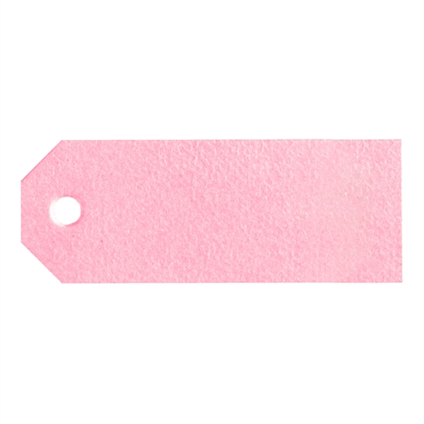 Manilamærker lyserød 3cm x 8cm, 20 stk. bordkort