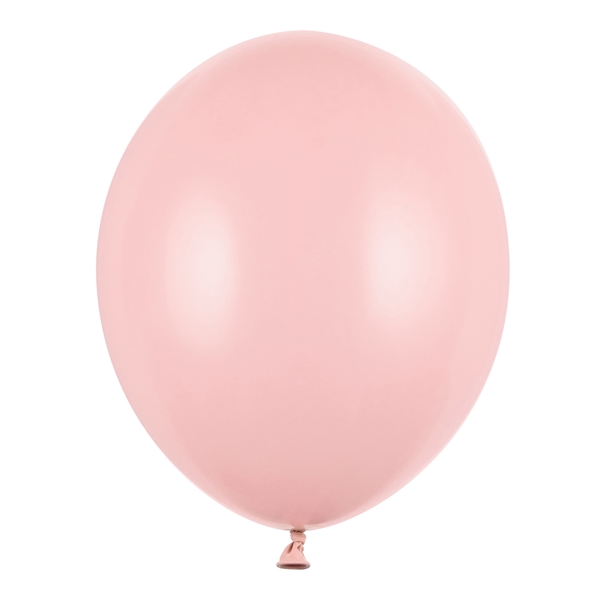 Balloner lyserød pastel 30cm, 50 stk. festartikler