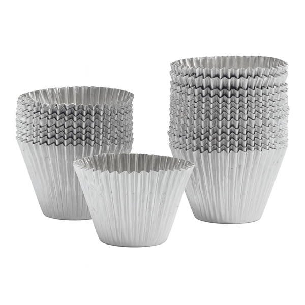 Lysmanchetter til kronelys sølv, 24 stk. borddækning