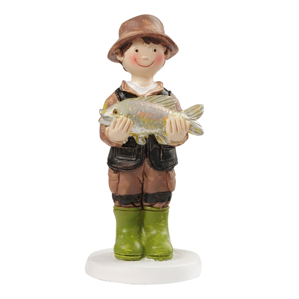 Figur Lystfisker 9cm festartikler