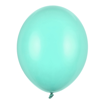 Balloner lys mint pastel 30cm, 10 stk. festartikler