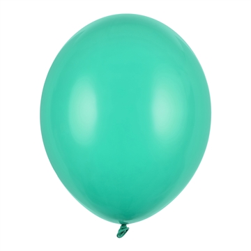 Balloner mørk mint pastel 30cm, 10 stk. festartikler