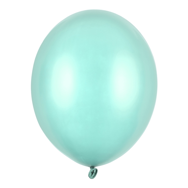 Balloner mint metallic 30cm, 10 stk. festartikler