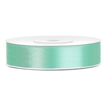 Satinbånd mint 1,2cm x 25m festartikler