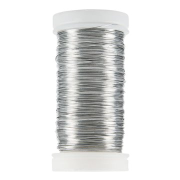 Myrtetråd sølv metallic 0,5mm x 50m, 100g festartikler