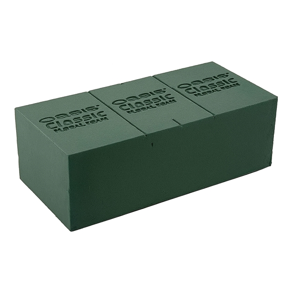 Oasis Blomsterskum grøn 8cm x 11cm x 23cm blomsterdekorationer