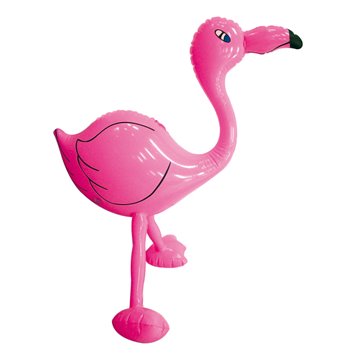 Flamingo oppustelig 60cm festartikler
