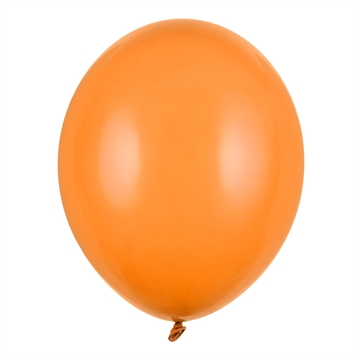 Balloner orange pastel 30cm, 10 stk. festartikler