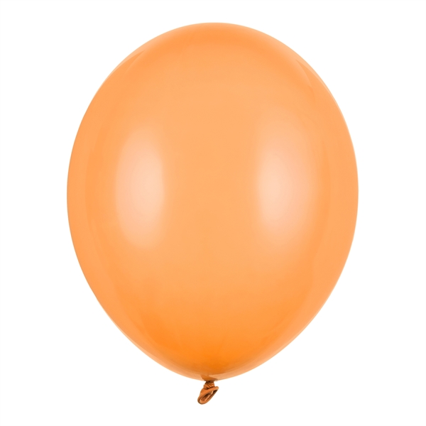 Balloner lys orange pastel 30cm, 10 stk. festartikler