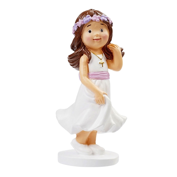 Figur Konfirmand pige 9cm konfirmationspynt