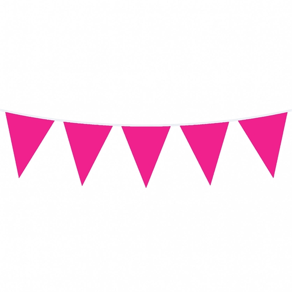 Vimpel pink 29cm x 10m festartikler