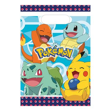 Partypose Pokemon 33,5cm x 16cm, 8 stk. festartikler børnefødselsdag