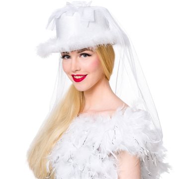 Polterabend Hat Bride To Be hvid  festartikler