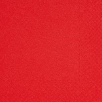 Servietter rød 33cm x 33cm, 20 stk. festartikler