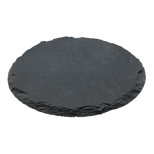 Skiferplade rund 10cm borddækning