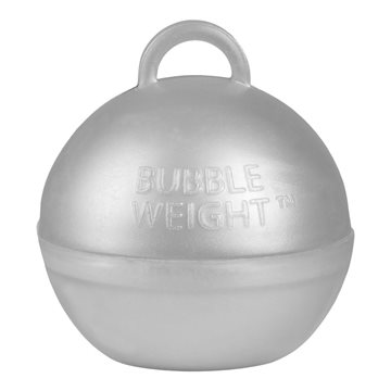 Ballonvægt Bubble Weight sølv 35g festartikler