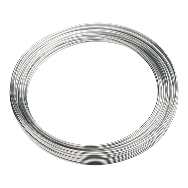 Bonzaitråd / Alu wire sølv 2mm x 12m, 100g binderiartikler