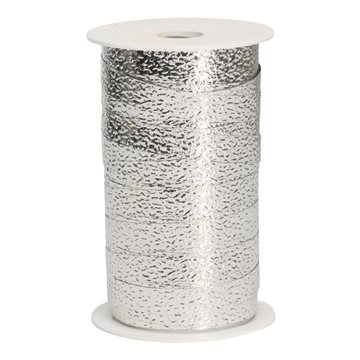 Gavebånd sølv 1cm x 25m gaveindpakning