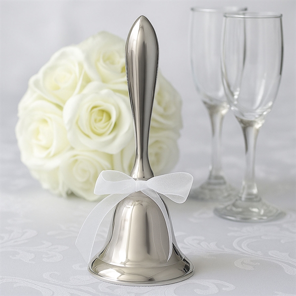 Toastmasterklokke sølv 18,5cm bryllup