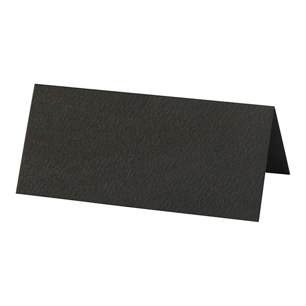 Bordkort sort 4cm x 9cm, 20 stk. borddækning