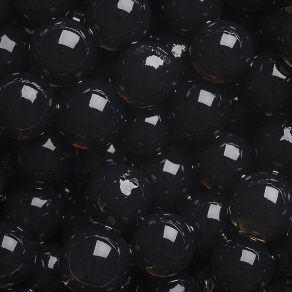 Vandperler til dekorationer sort 1cm, 10g / 1 liter dekoration