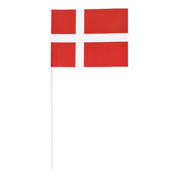 Tillykke flag Dannebrog A5 40cm, 10 stk. festartikler