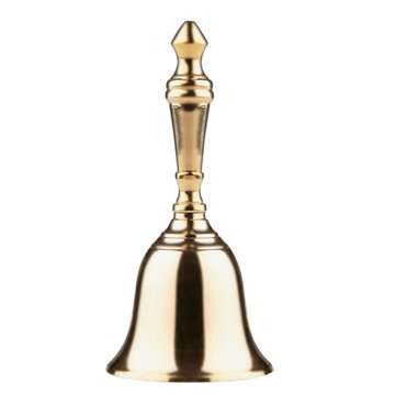 Toastmasterklokke guld 12,5cm festartikler