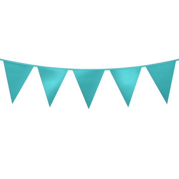 Vimpel turkis mat metallic 6m festartikler