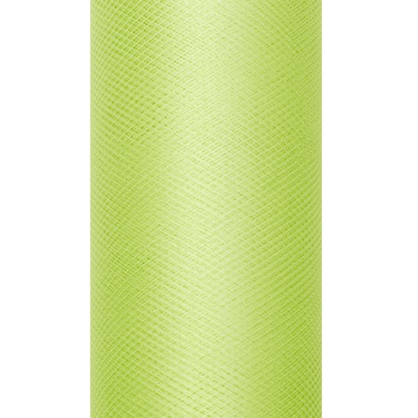 Tyl limegrøn 15cm x 9m. festartikler