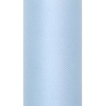 Tyl lyseblå 30cm x 9m festartikler